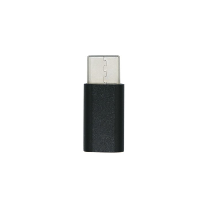 Aisens Mini adaptador usb 2.0 tipo-c macho a Micro usb-b hembra negro