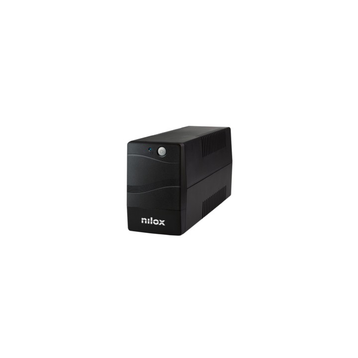Nilox UPS PREMIUM LINE INT. LÍ­nea interactiva 600 VA 0,6 kVA 420 W Negro