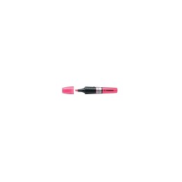 Stabilo Luminator marcador punta de cincel negro rosa plata