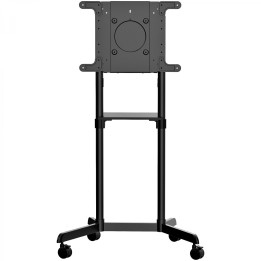 StarTech.com - Soporte Rodante VESA para TV de 37 a 70 Pulgadas (70kg) - Base para Televisor con Estante - con Giro e