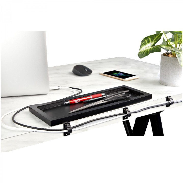 StarTech.com organizador de cables Clip para cable 100 pieza(s) Negro