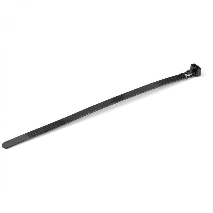 StarTech.com Bridas reutilizables de 20cm para cables - 7 mm de ancho, 50 mm de diámetro, soportan 22 kg de tensión, de nylon,