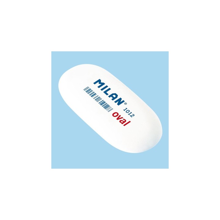Milan Oval CMM1012 Caja de gomas de borrar 12 unidades
