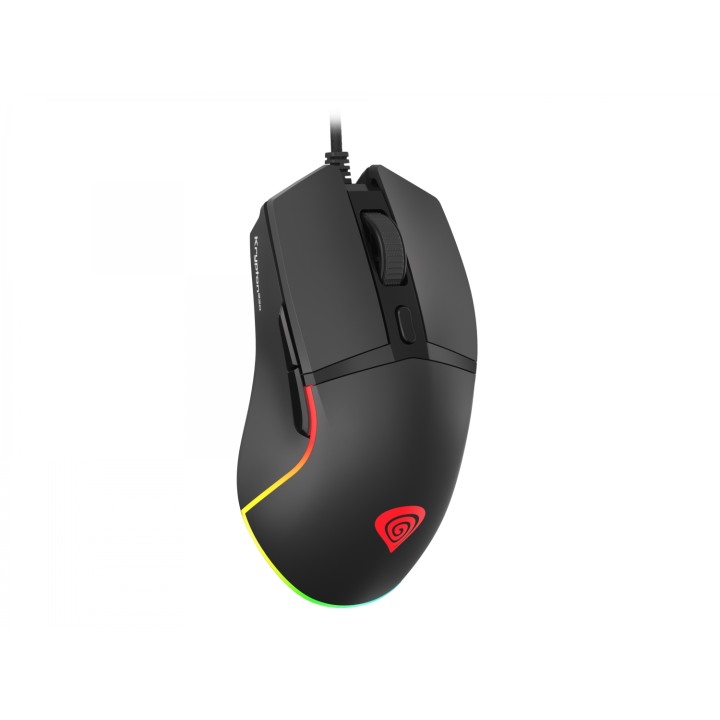 Genesis Krypton 220 Raton gaming usb tipo-a optico 6400dpi negro