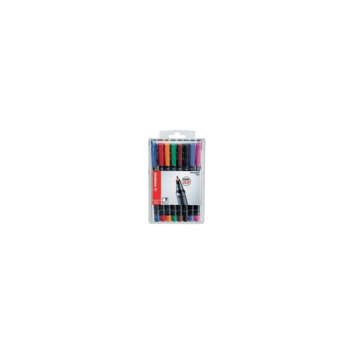 STABILO OHPen universal permanent, 8 Pack marcador permanente