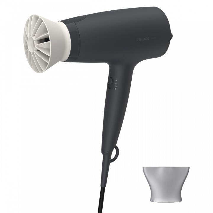 Philips 3000 series Secador con accesorio ThermoProtect de 1600 W Negro