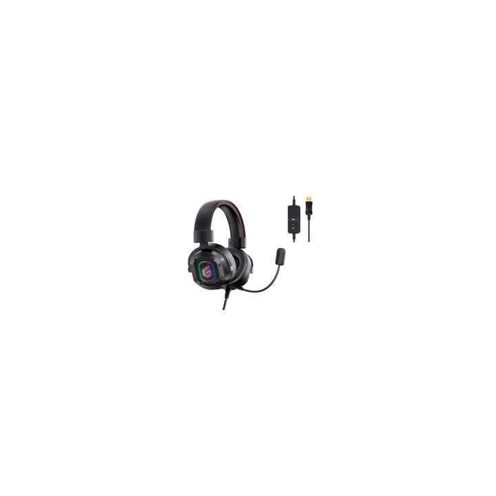 Conceptronic Auriculares Alámbrico Diadema Juego USB tipo A Negro