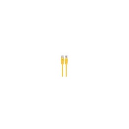 Gembird PP6U-0.25M/Y Latiguillo de red rj45 Cat6 U/UTP 0.25m amarillo