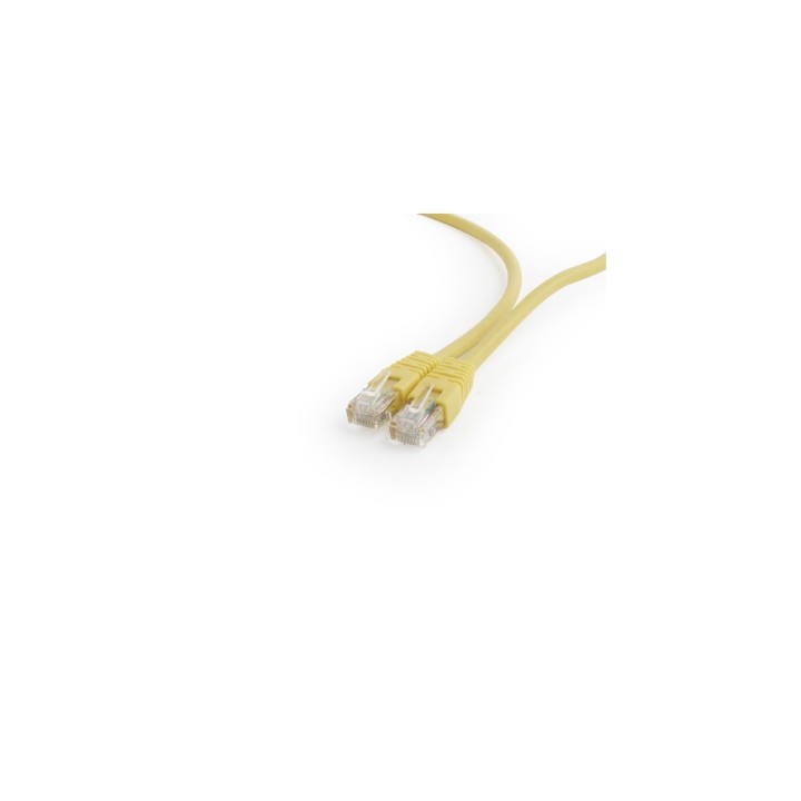 Gembird PP6U-0.25M/Y Latiguillo de red rj45 Cat6 U/UTP 0.25m amarillo