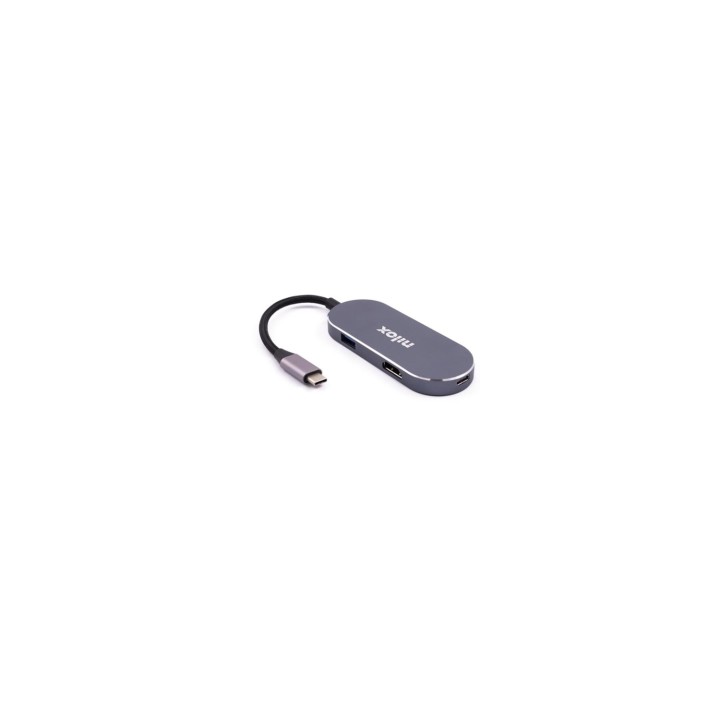 Nilox MINI-DOCKING USB-C: HDMI, 3 PUERTOS USB 3.0 Y USBC