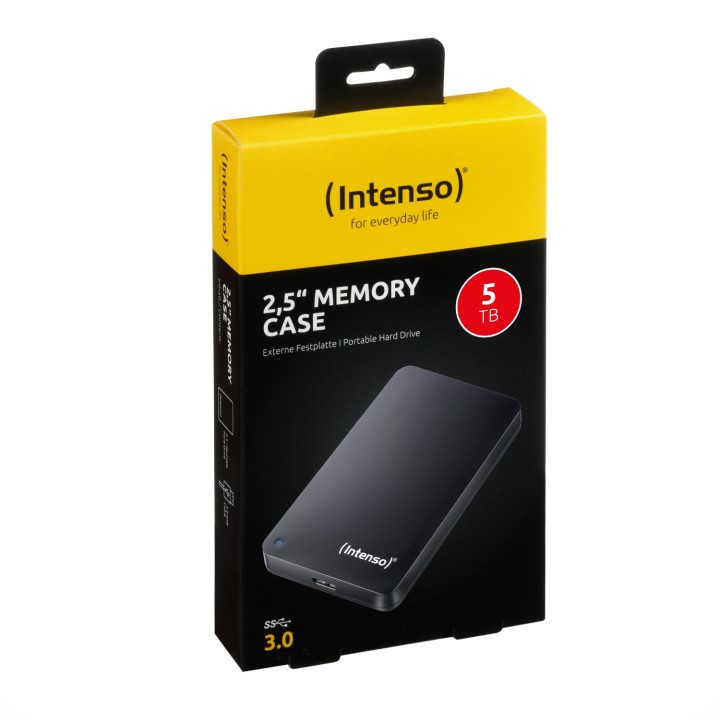 INTENSO Memory Case disco duro externo HDD 2.5" 5000 GB 5.4K RPM Negro