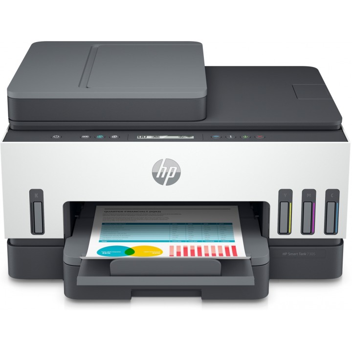 Impresora HP Smart Tank 7305 Inyección de tinta térmica A4 4800 x 1200 DPI 15 ppm Wifi Gris