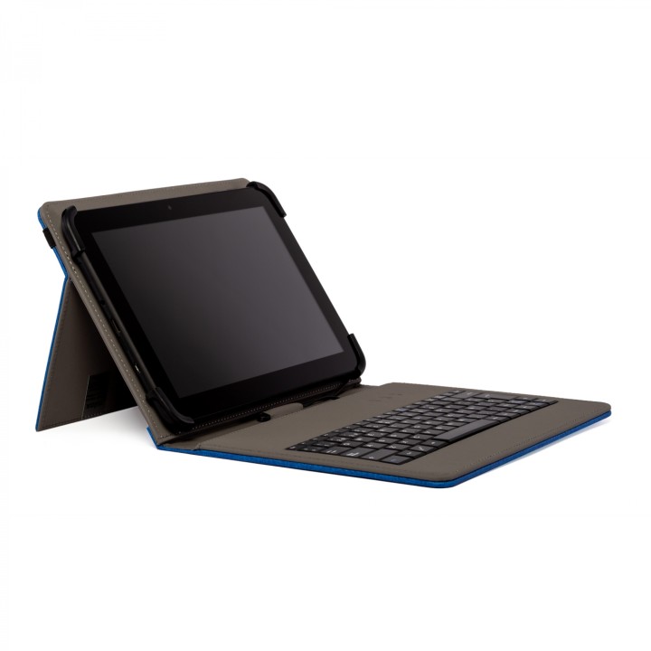 Nilox Funda teclado USB universal 10.5P poliester, Azul