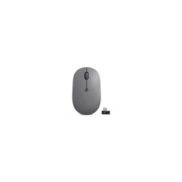 Ratón Lenovo Go Ambidextro RF inalámbrico Í“ptico 2400 DPI Negro, Gris