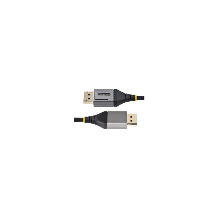 StarTech.com Cable DisplayPort 1.4 Certificado VESA - 8K de 60Hz HDR10 Ultra HD 4K de 120Hz, 4 m Gris, Negro