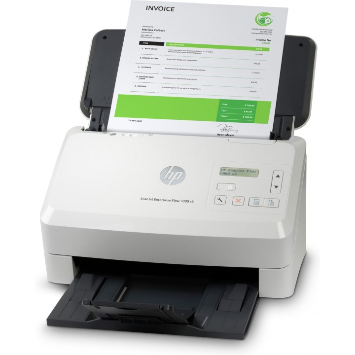 HP Scanjet Enterprise Flow 5000 s5 Escáner alimentado con hojas 600 x 600 DPI A4 Blanco