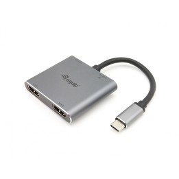 Equip HUB de interfaz USB 3.2 Gen 1 (3.1 Gen 1) Type-C 5000 Mbit/s Plata