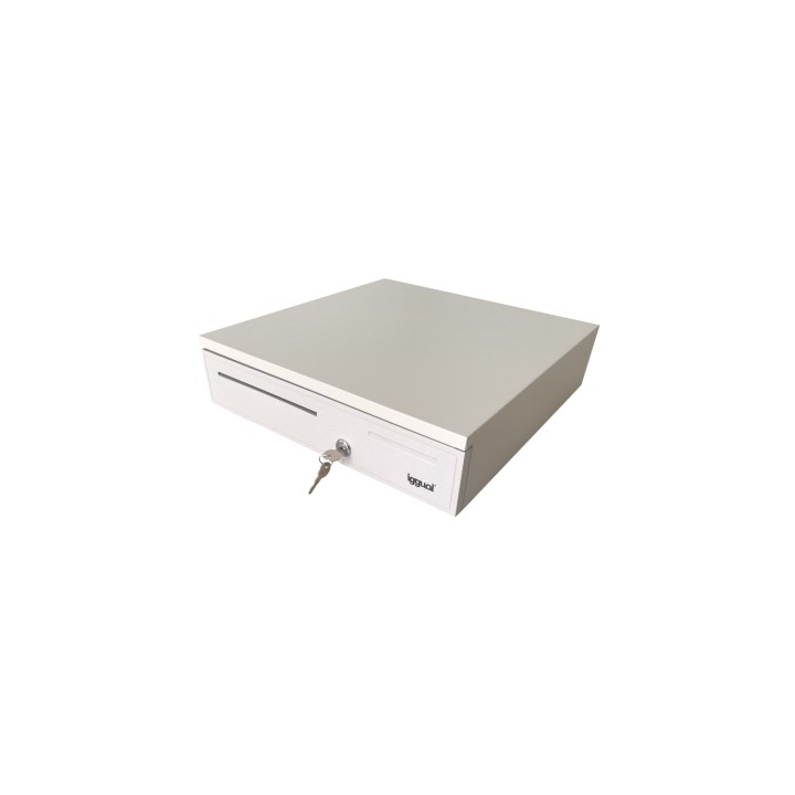 iggual IRON-50W Cajon portamonedas 42cm 5+8 blanco