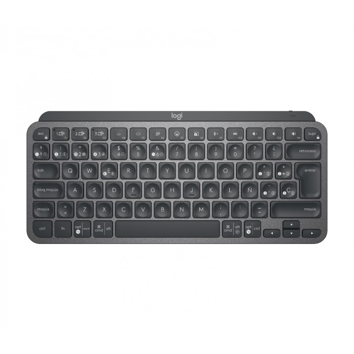 Logitech MX Keys Mini teclado RF Wireless + bluetooth qwerty español grafito