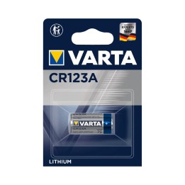 Varta pila CR123A litio 1430mah azul plata