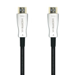 Aisens Cable Hdmi tipo-a estandar macho a macho V2.0 AOC premium alta velocidad 15m negro