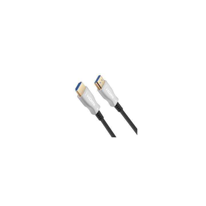 Aisens Cable Hdmi tipo-a estandar macho a macho V2.0 AOC premium alta velocidad 15m negro
