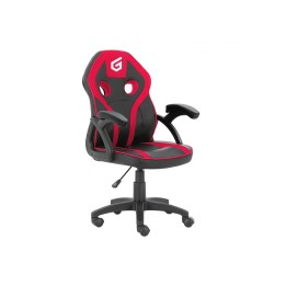 Conceptronic Silla para videojuegos de PC Asiento acolchado Negro, Rojo