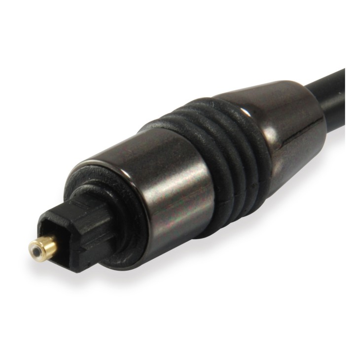 EQUIP cable de audio TOSLINK Macho/Macho, 5 m Negro