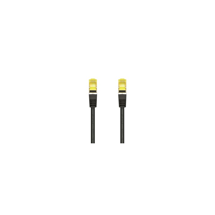 AISENS Cable De Red Latiguillo RJ45 LSZH Cat.7 600 MHz S/FTP PIMF AWG26, Negro, 2.0 m