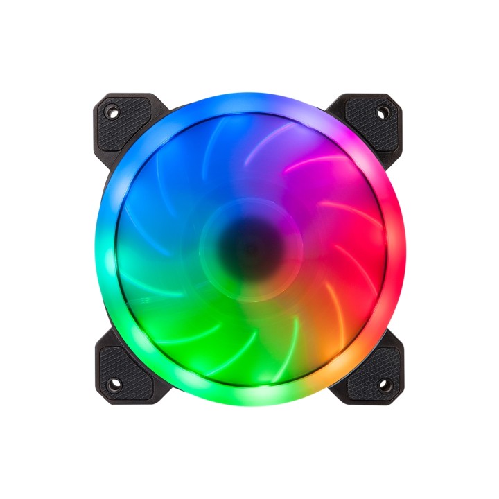 Hiditec N5-ARGB Ventilador caja 12cm led negro