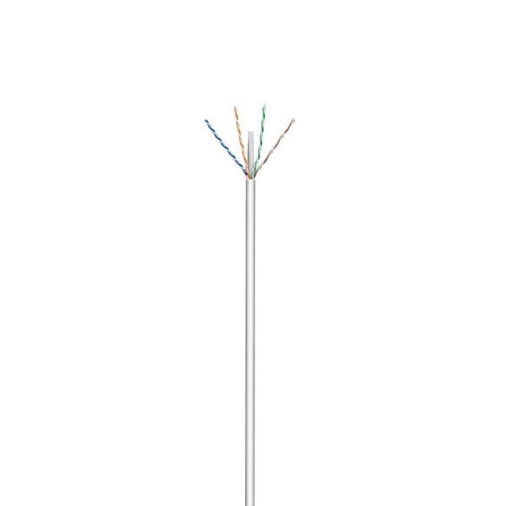 EWENT cable de red Cat6 U/UTP (UTP) 305 m Gris
