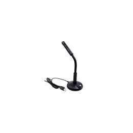 Equip Micrófono de superficie para mesa USB A Negro
