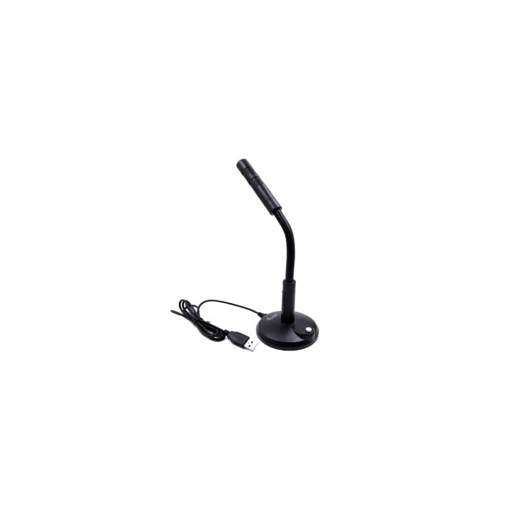 Equip Micrófono de superficie para mesa USB A Negro