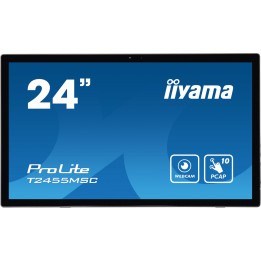 iiyama T2455MSC-B1 pantalla de señalización Pantalla plana para señalización digital 61 cm (24") LED 400 cd / m² Full HD Negro