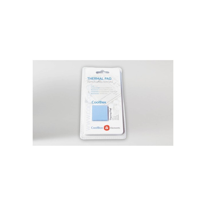 CoolBox Thermal pad Almohadilla termica compuesto disipador de calor 3.17 W/mÂ·K azul