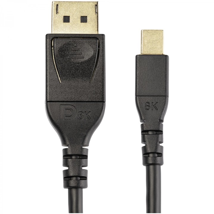 StarTech.com Cable adaptador Mini displayport macho a displayPort macho 1.4 Certificado por VESA 1m negro