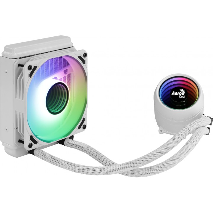 Aerocool Mirage L120 Refrigeracion liquida cpu agua y freon blanco