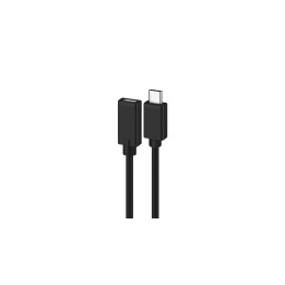 Ewent Cable USB C Macho/USB C Hembra 1,8 m Negro