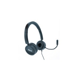 iggual Auriculares Diadema con micro Dual Tech USB/3.5 mm Negro