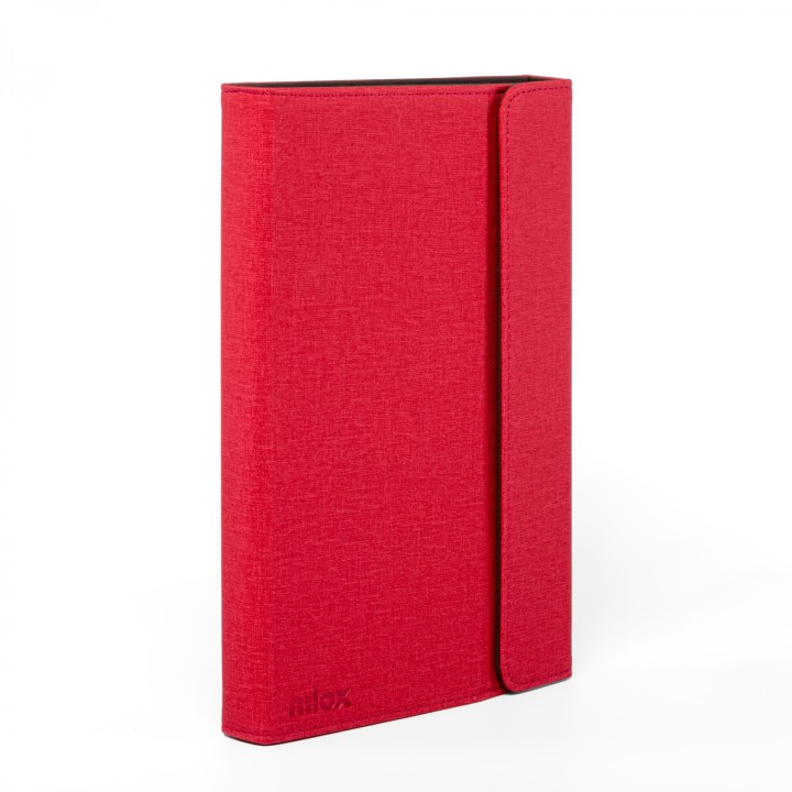 Nilox Funda tablet universal 10.5P poliester, Rojo