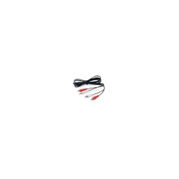 EQUIP cable de audio 2 x RCA Macho/2 x RCA Macho 2,5 m Negro