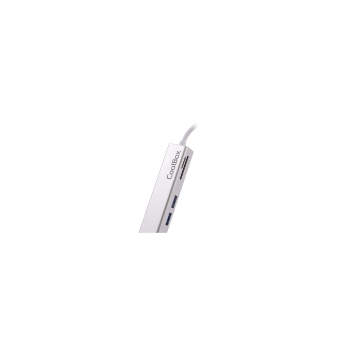 CoolBox miniDock Lite Alámbrico USB 3.2 Gen 1 (3.1 Gen 1) Type-C Blanco