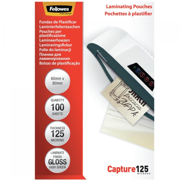 Fellowes PelÍ­cula de laminación 100 pieza(s)