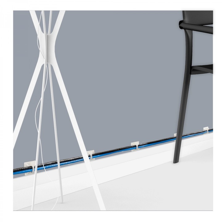StarTech.com soporte para brida Nylon 100 pieza(s) Blanco