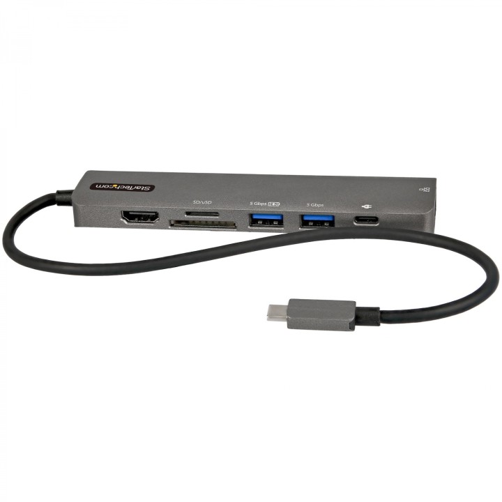 StarTech.com Adaptador Multipuertos USB C - Docking Station USB Tipo C a HDMI 2.0 4K 60Hz - Entrega de Alimentación 100W