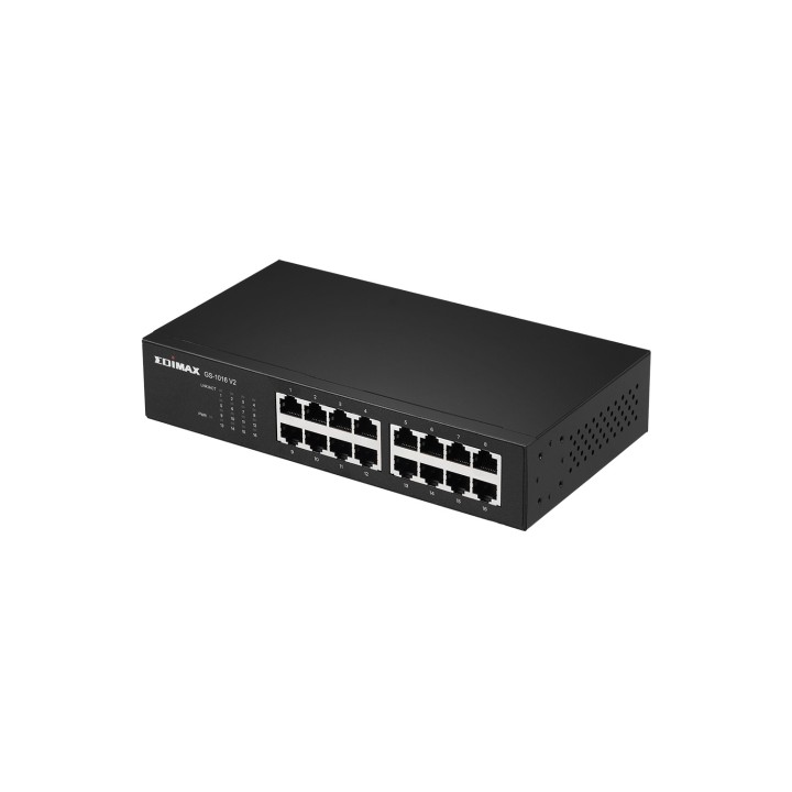 EDIMAX switch Gestionado Gigabit Ethernet (10/100/1000) Negro