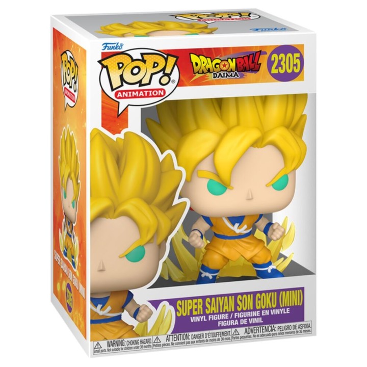 Figura POP Dragon Ball Daima Super Saiyan Son Goku Mini 5 + 1 Chase