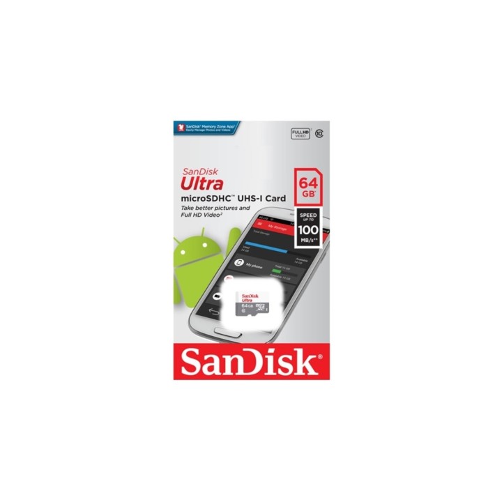 SanDisk SDSQUNR-064G-GN3MN memoria flash 64 GB MicroSDXC Clase 10