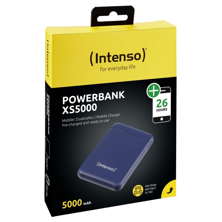 Intenso XS5000 baterÍ­a externa PolÍ­mero de litio 5000 mAh Azul