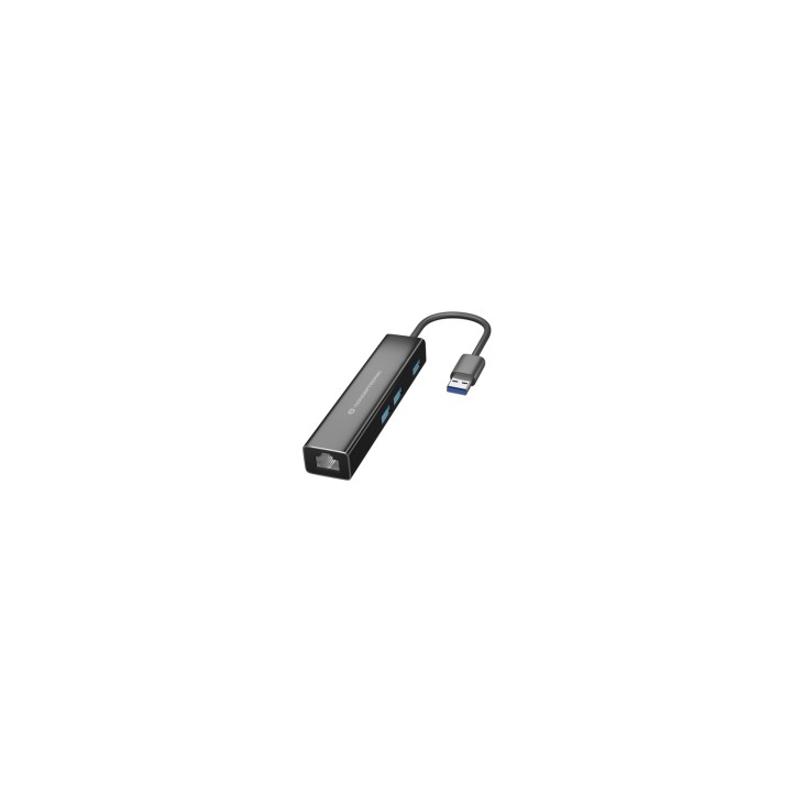 Conceptronic HUB de interfaz USB 3.2 Gen 1 (3.1 Gen 1) Type-A 5000 Mbit/s Negro